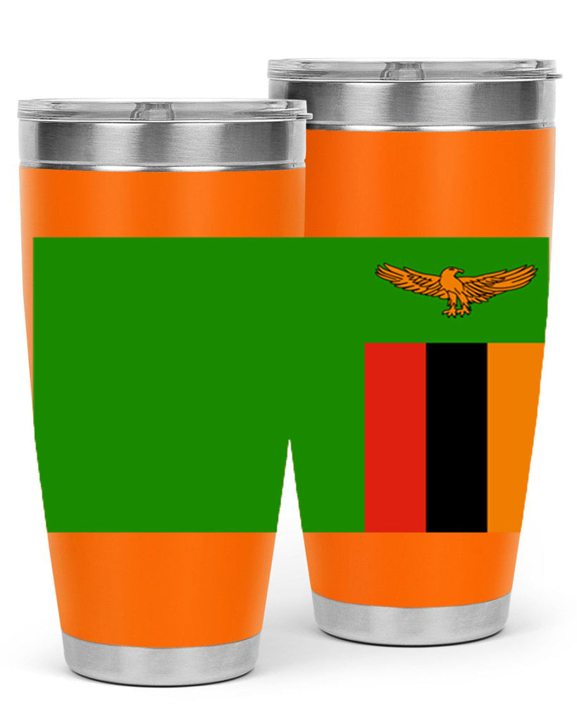 Zambia 2#- world flags- Tumbler