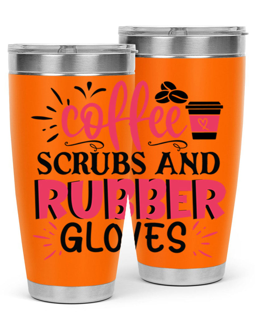 coffee scrubs and rubber gloves Style Style 212#- nurse- tumbler