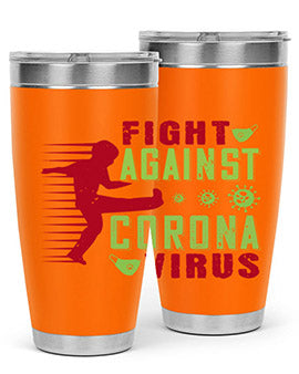 fight against corona virus Style 41#- corona virus- Tumbler