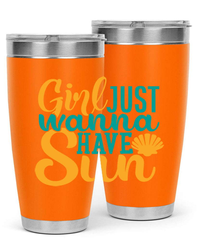 girls just wanna have sun Style 101#- summer- Tumbler