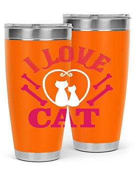 i love cat Style 56#- cat- Tumbler