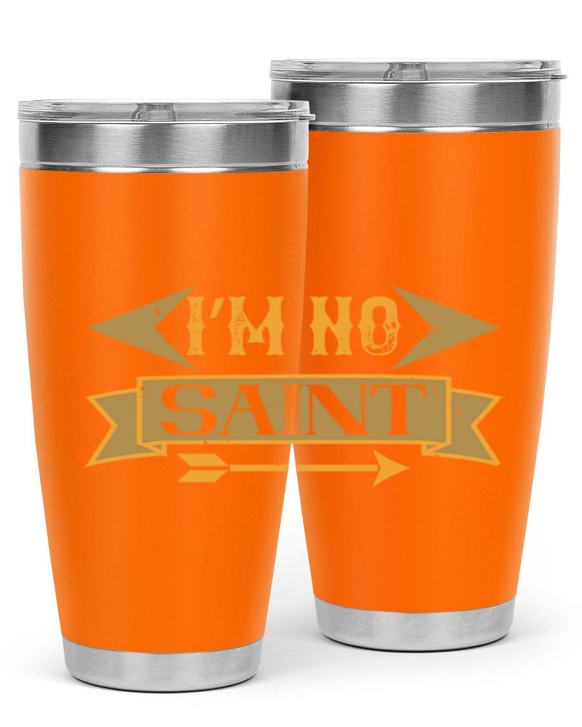 i’m no saint 59#- mardi gras- Tumbler