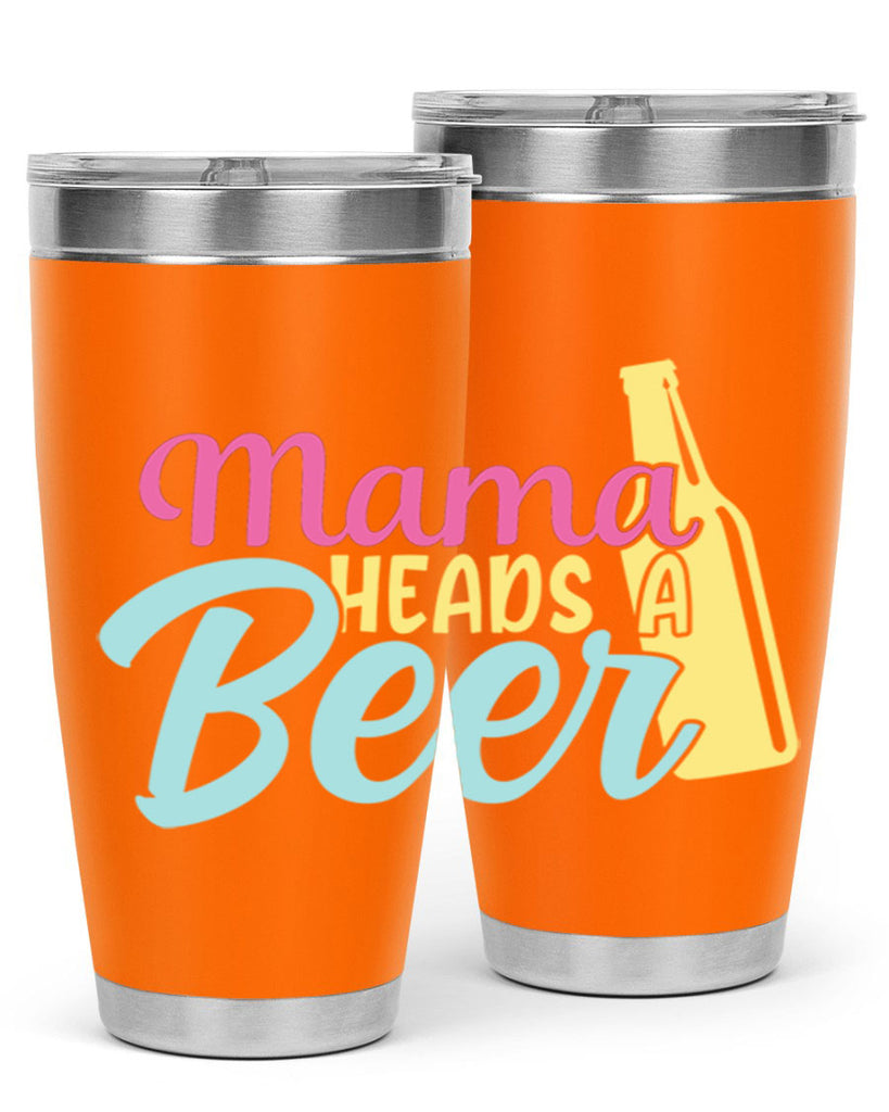mama heads a beer 124#- beer- Tumbler