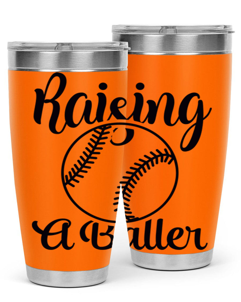 raising a baller 2277#- softball- Tumbler