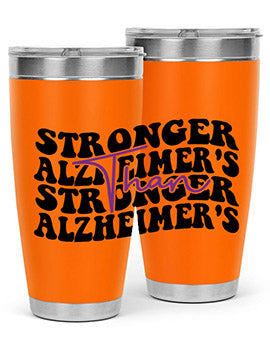 stronger than alzheimers 214#- alzheimers- Tumbler
