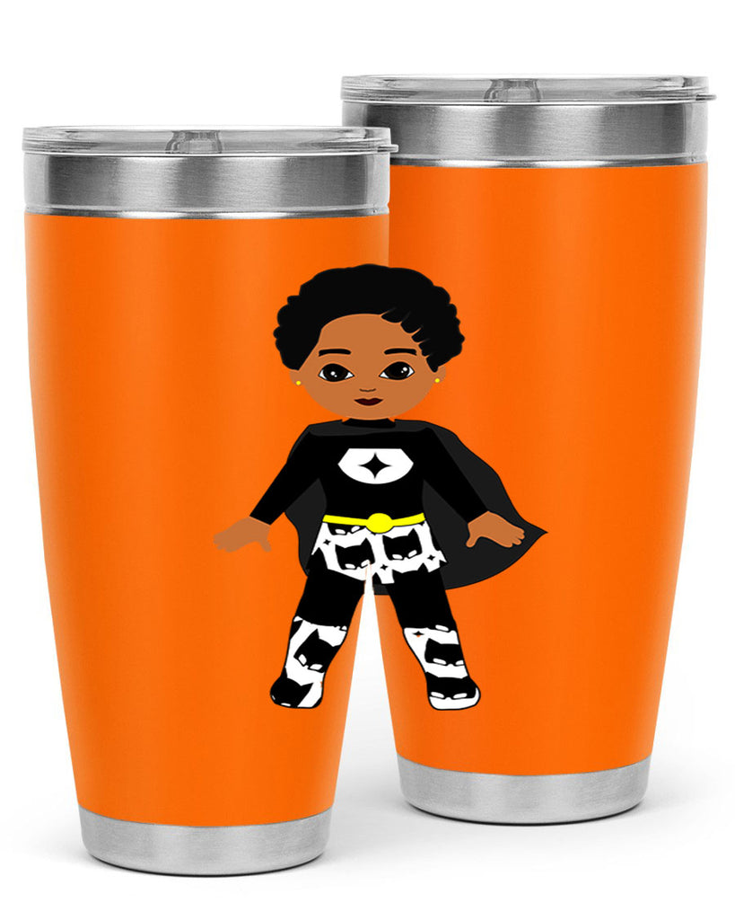 super kid 11#- black men - boys- tumbler