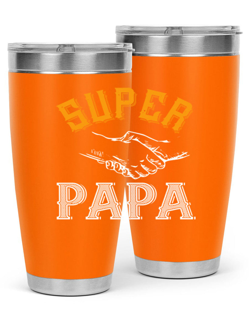 super papa 8#- grandpa - papa- Tumbler