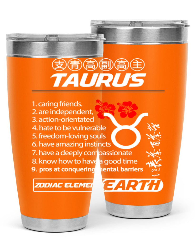 taurus 518#- zodiac- Tumbler