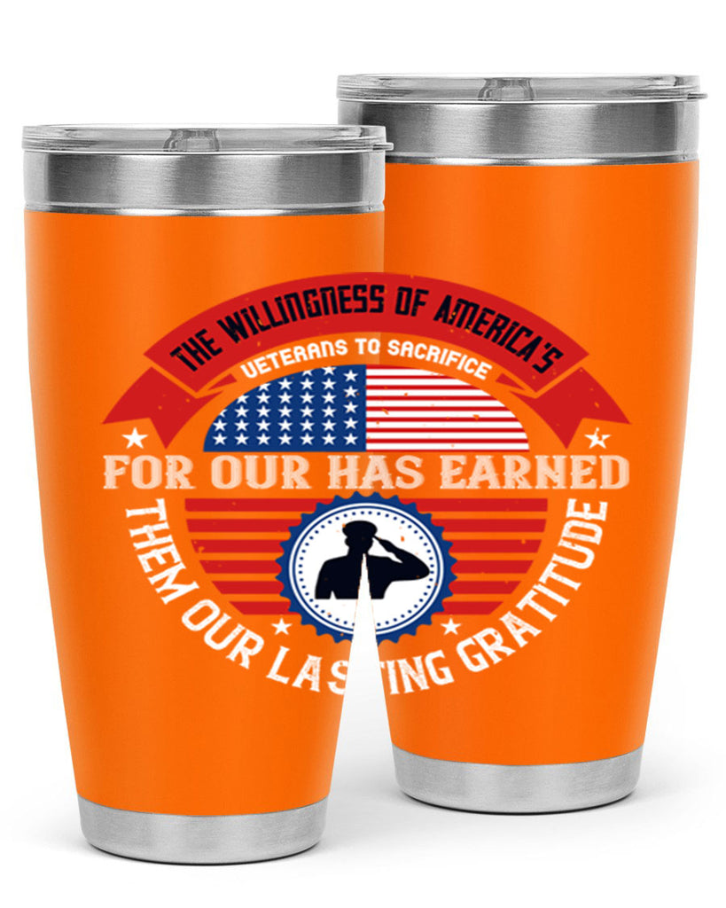 the willingness of americas 88#- Veterns Day- Tumbler