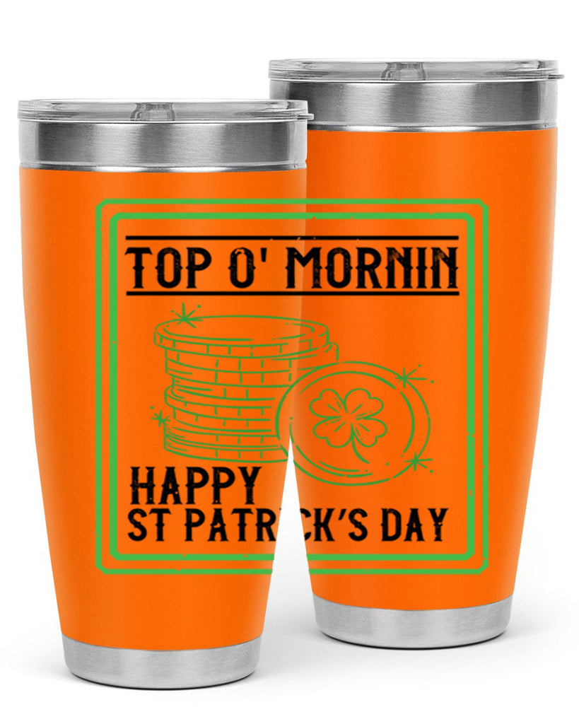 top o mornin happy st patrick’s day Style 8#- St Patricks Day- Tumbler