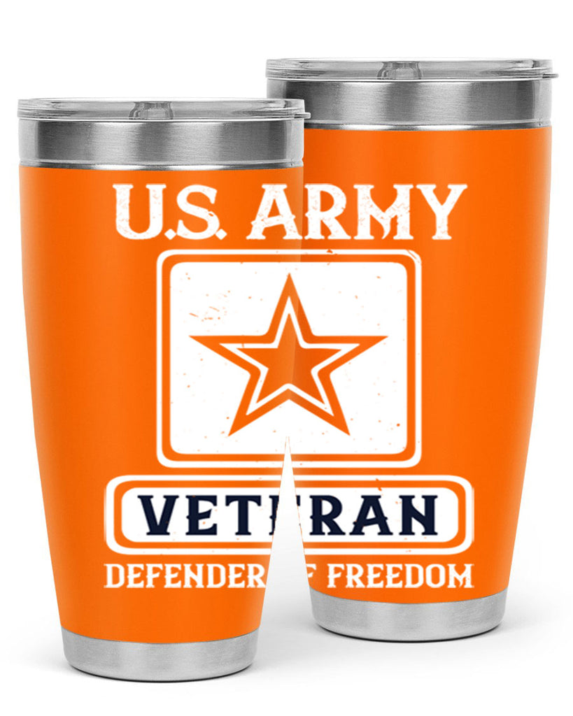 us army veteran defender of freedom 14#- Veterns Day- Tumbler