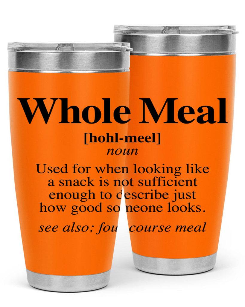 whole meal 10#- black words phrases- Cotton Tank