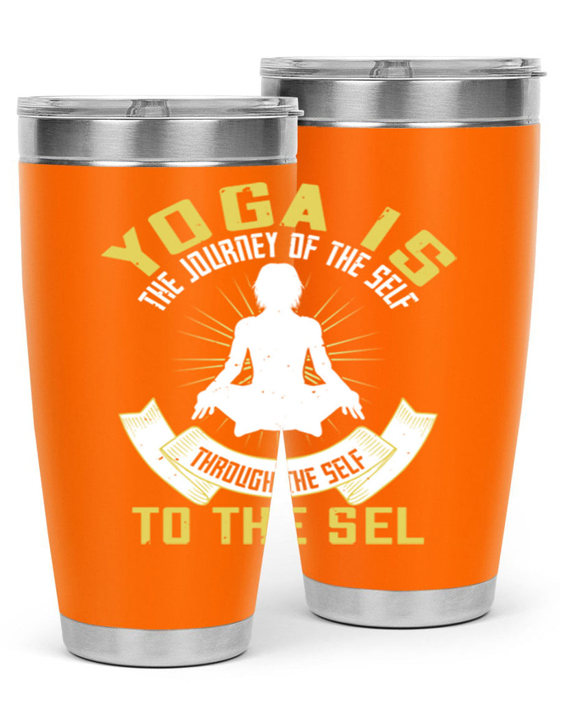 yoga is the journey of the self through the self to the sel 20#- yoga- Tumbler