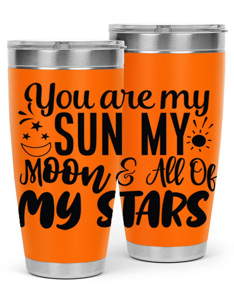 you are my sun my moon all of my stars 4#- family- Tumbler