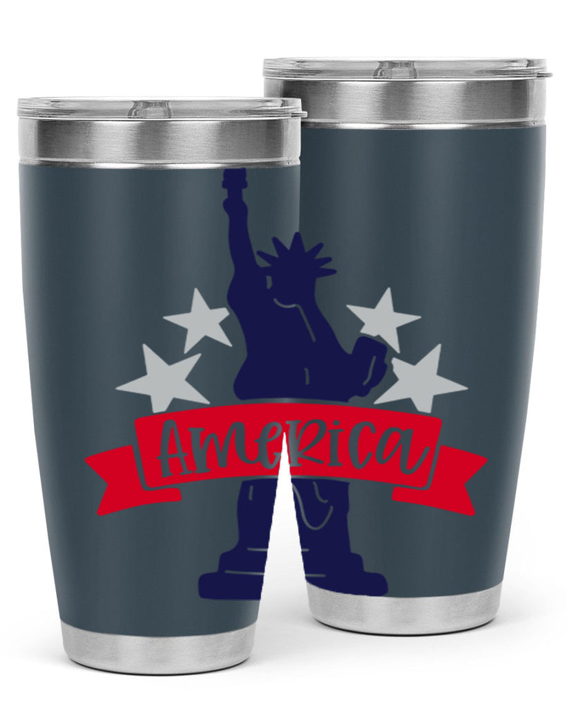 America Style 145#- Fourt Of July- Tumbler