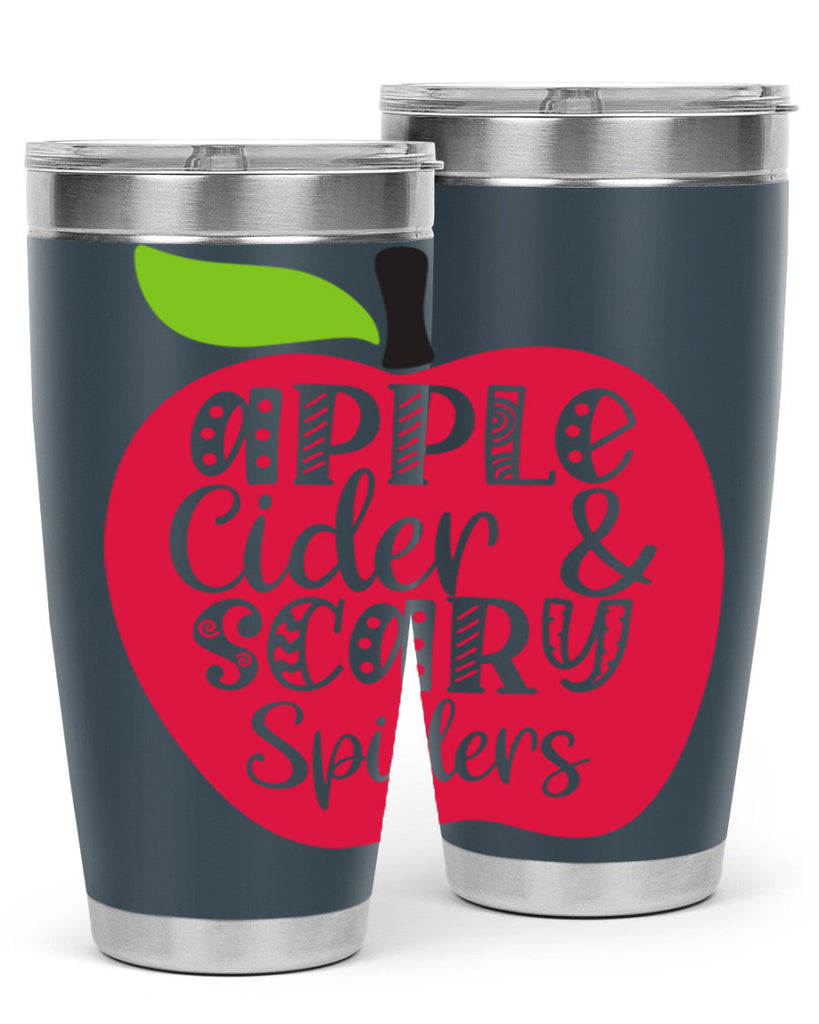 Apple Cider Scary Spiders 10#- fall- Tumbler