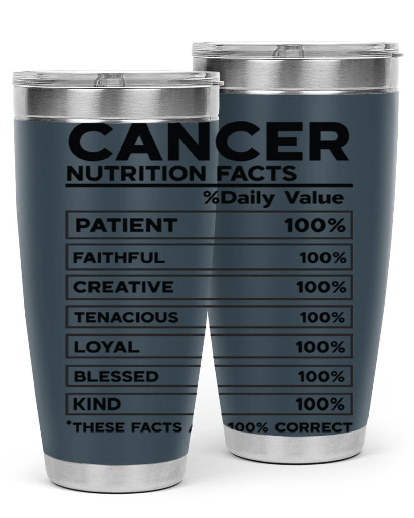 Cancer Nutrition Facts 148#- zodiac- Tumbler