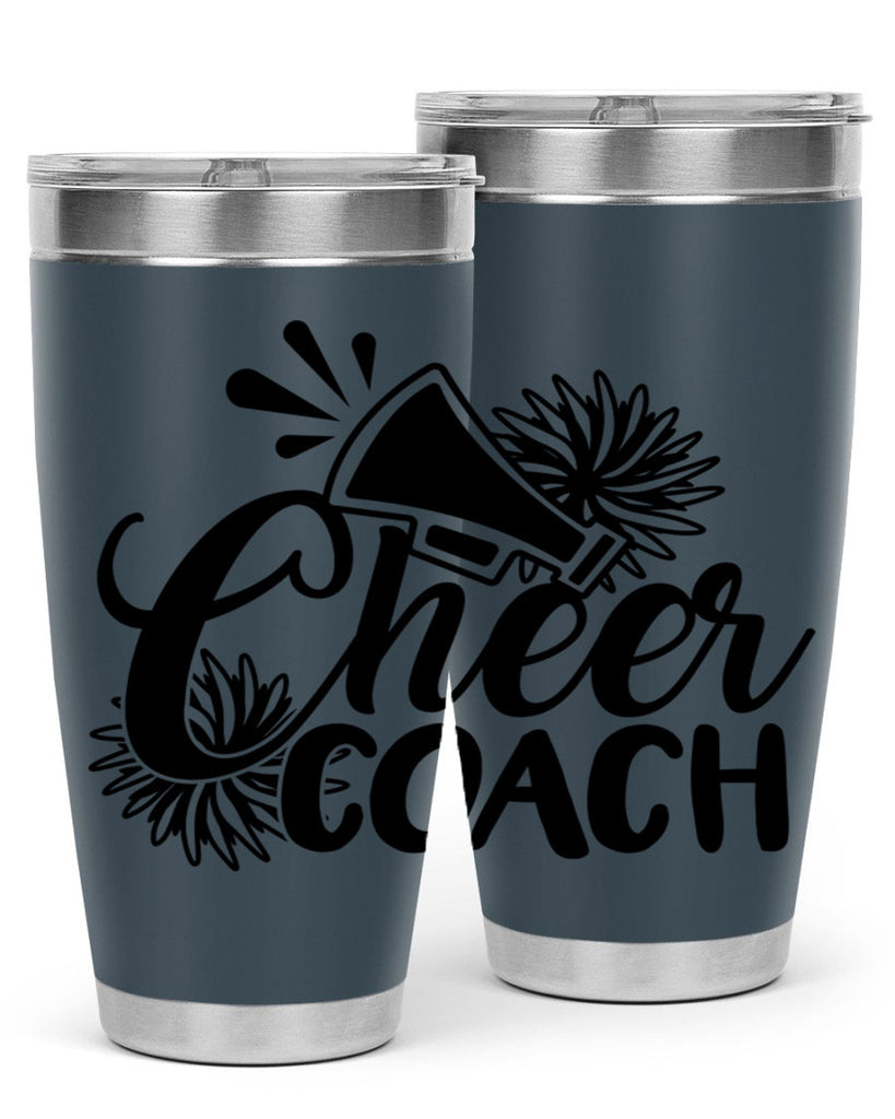 Cheer coach 1392#- cheer- Tumbler