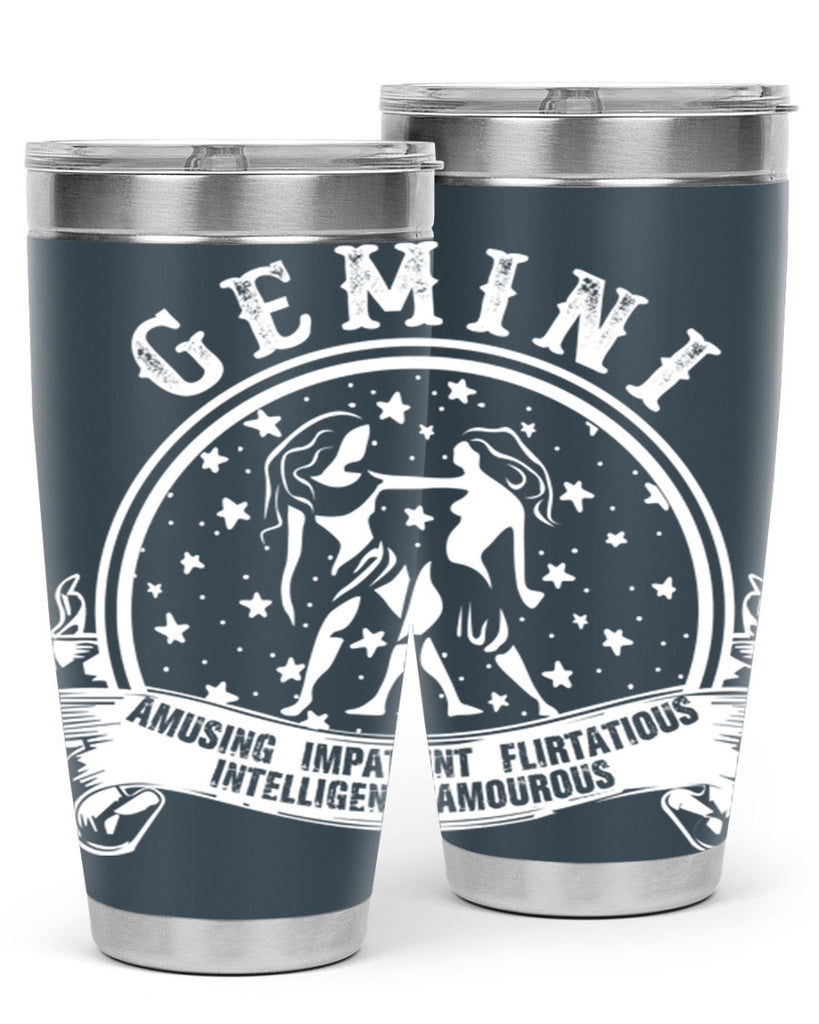 Gemini 10#- zodiac- Tumbler
