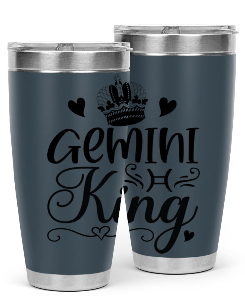 Gemini king 228#- zodiac- Tumbler