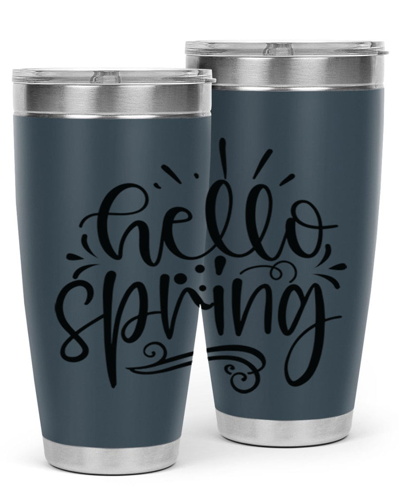 Hello spring 3#- spring- Tumbler