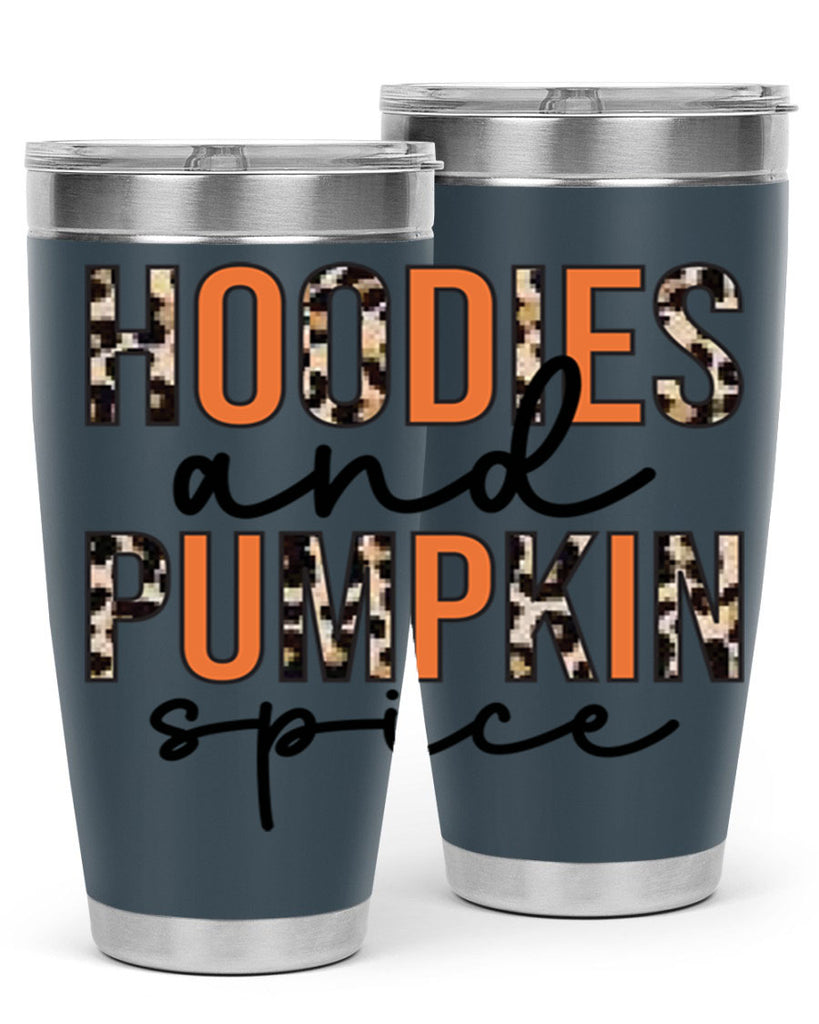 Hoodies and pumpkin spice 317#- fall- Tumbler
