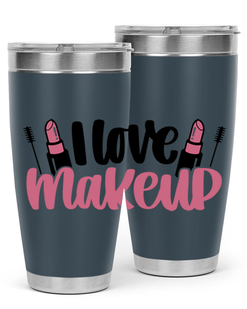 I Love Makeup Style 80#- make up- Tumbler