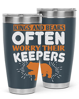 Kings and Bears often worry their Keepers 66#- Bears- Tumbler