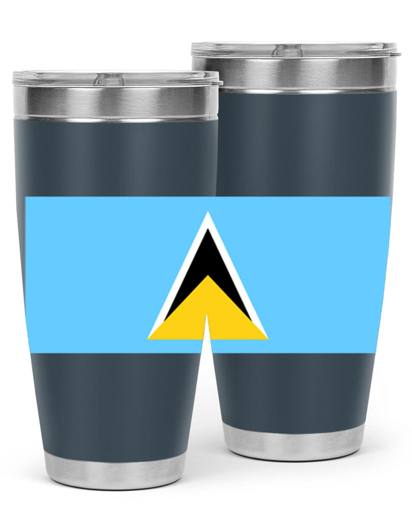 Saint Lucia 51#- world flags- Tumbler