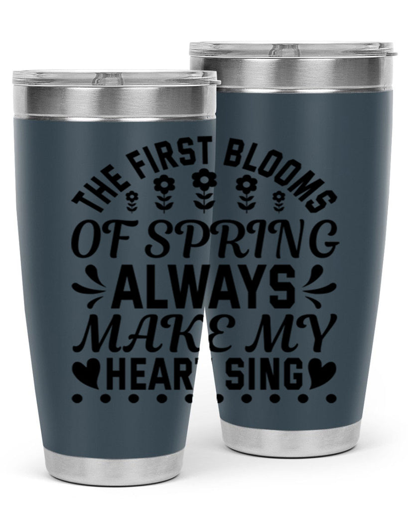 The first blooms of spring 549#- spring- Tumbler