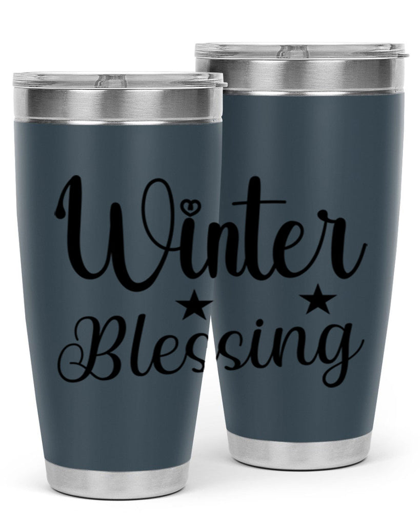 Winter Blessing 484#- winter- Tumbler