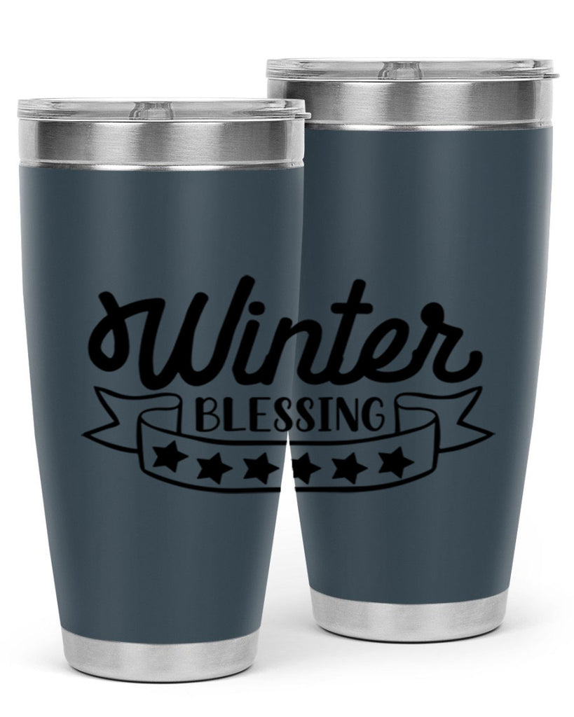 Winter Blessing 485#- winter- Tumbler