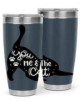 You Me The Cat Style 111#- cat- Tumbler