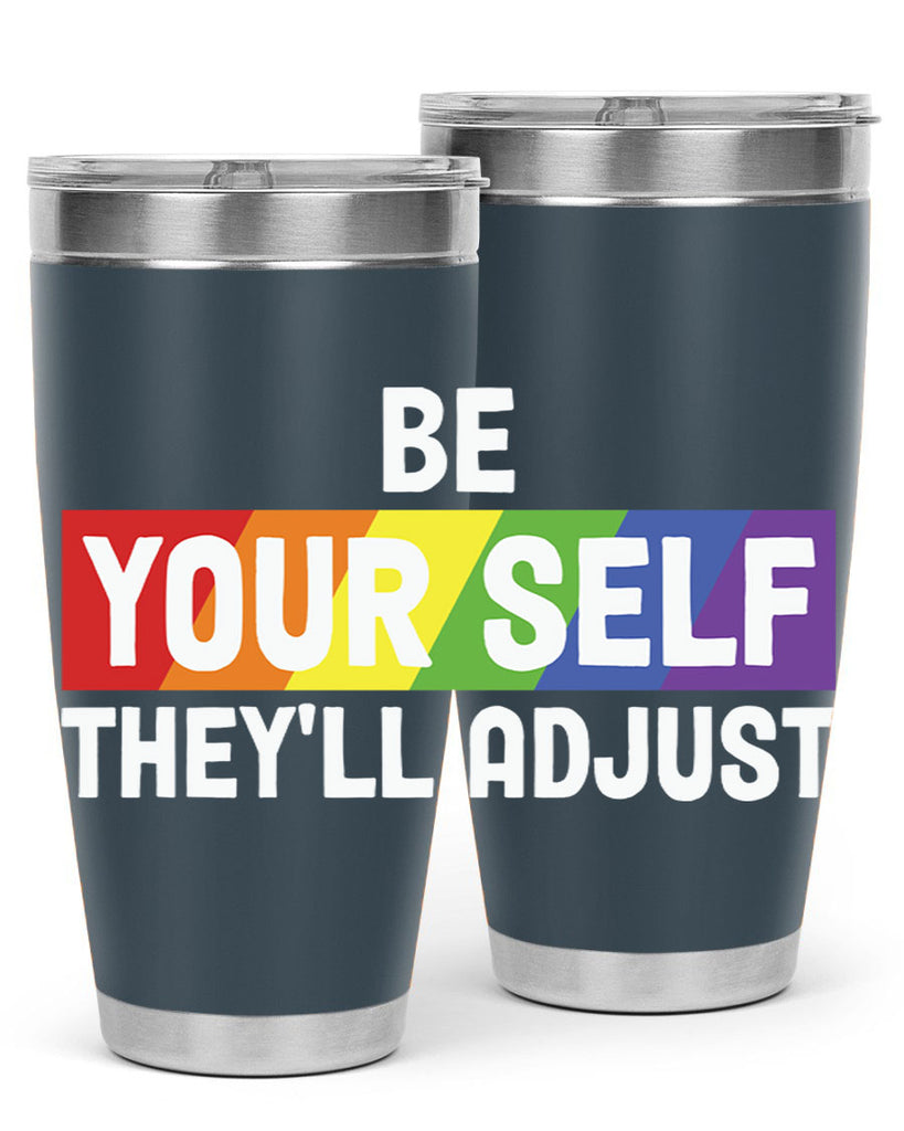 be yourself theyll adjust rainbow lgbt 160#- lgbt- Tumbler