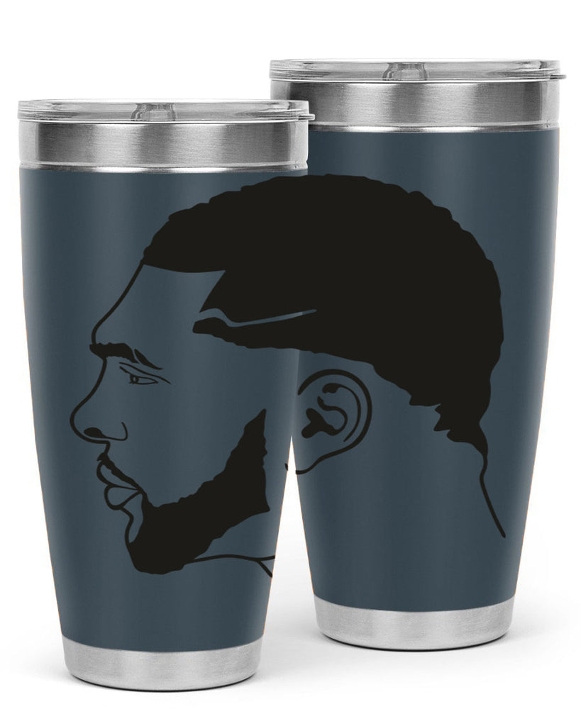 beardman 55#- black men - boys- tumbler
