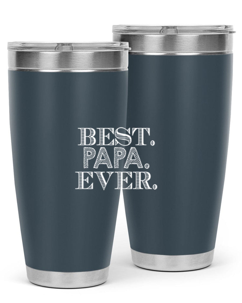best papa ever 93#- grandpa - papa- Tumbler