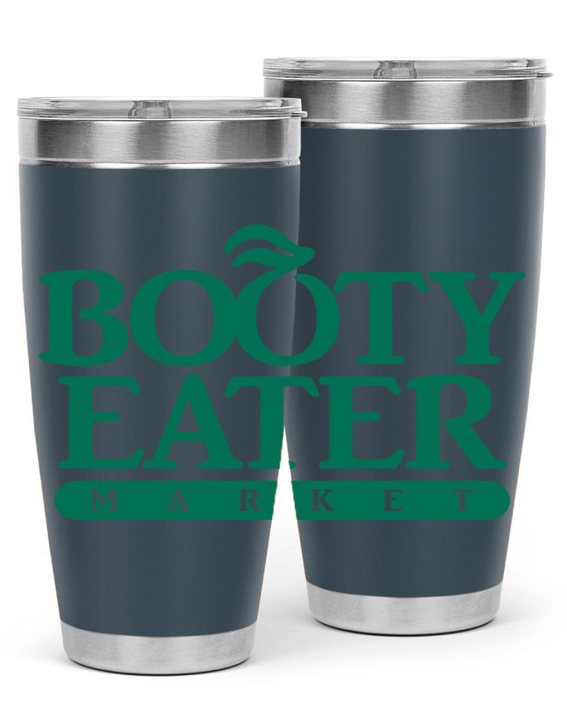 bootyeater 192#- black words phrases- Cotton Tank