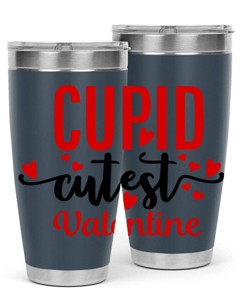 cupid cutest valentine 80#- valentines day- Tumbler