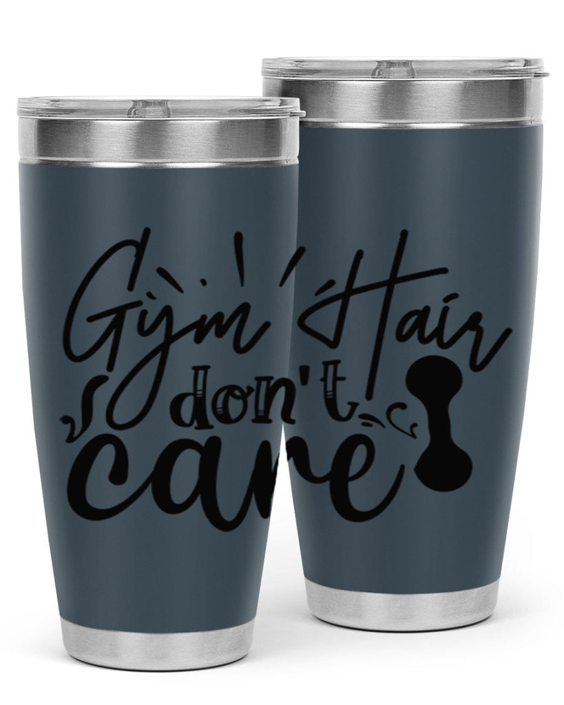 gym hair dont care 43#- gym- Tumbler