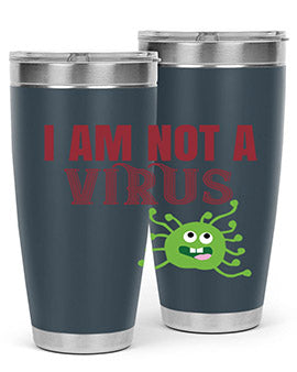 i am not a virus Style 36#- corona virus- Tumbler