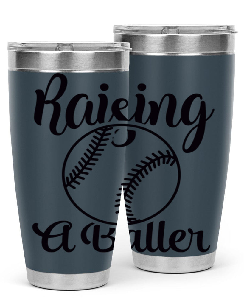 raising a baller 2277#- softball- Tumbler