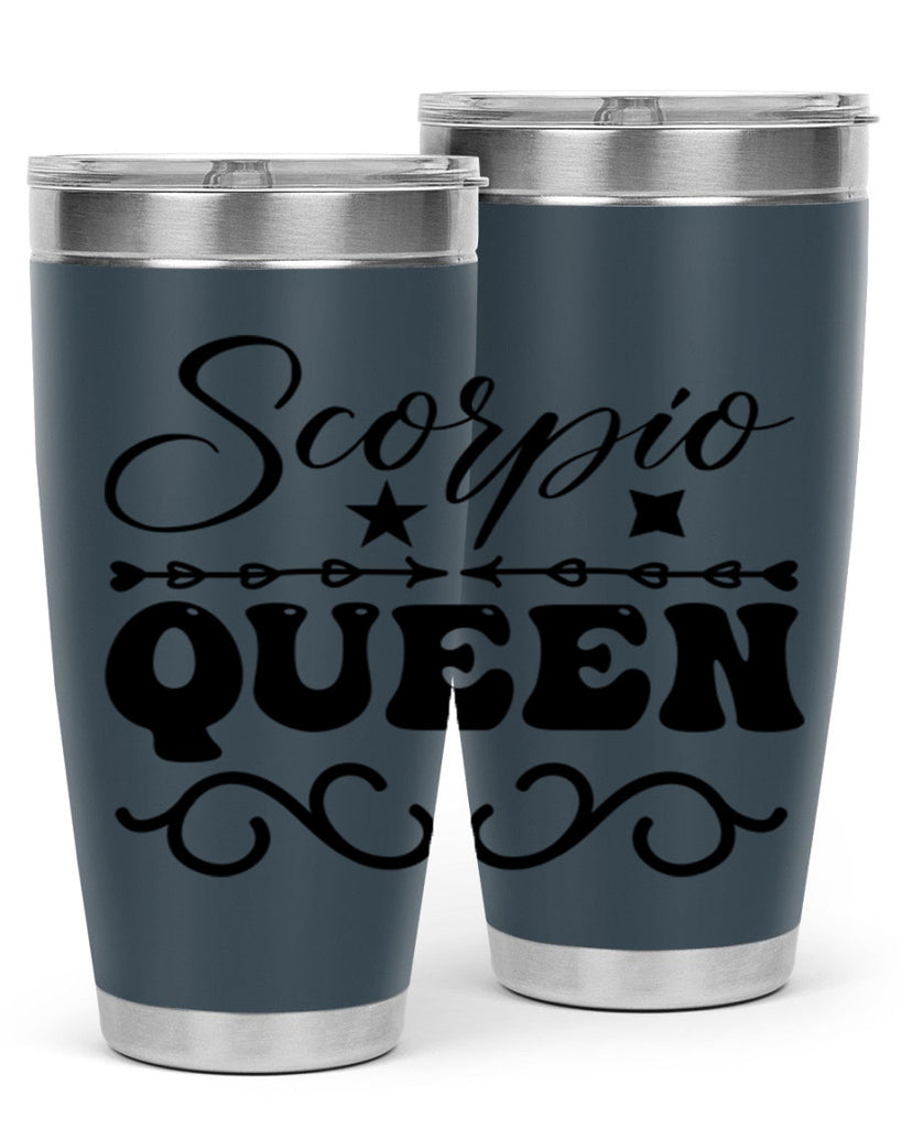 scorpio queen 447#- zodiac- Tumbler