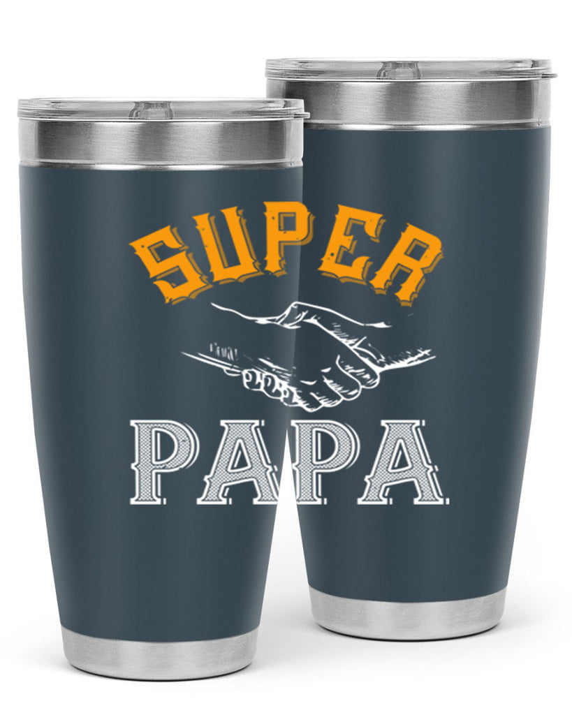 super papa 8#- grandpa - papa- Tumbler