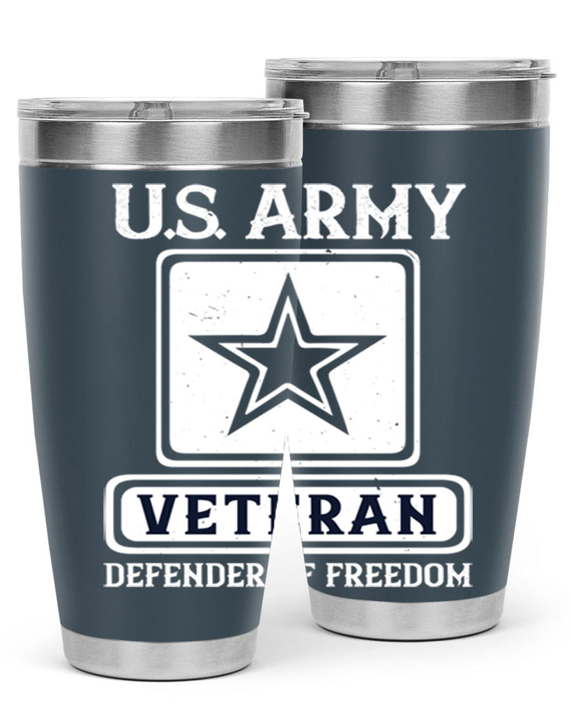 us army veteran defender of freedom 14#- Veterns Day- Tumbler