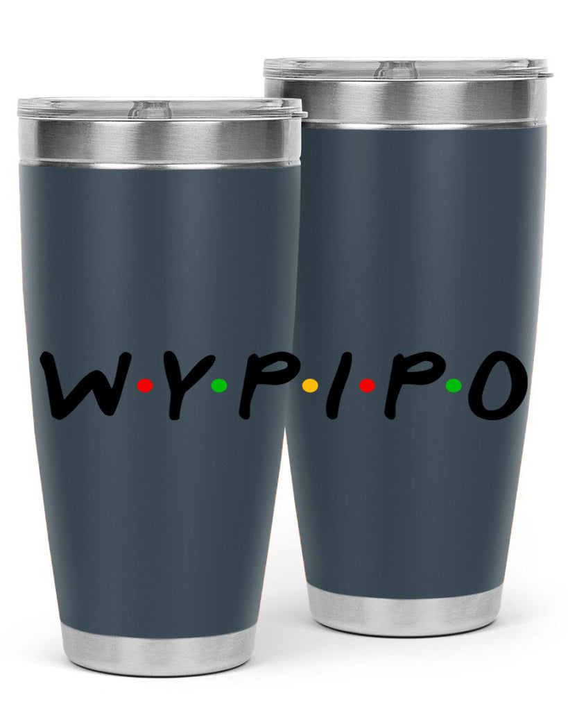 wypipo 7#- black words phrases- Cotton Tank