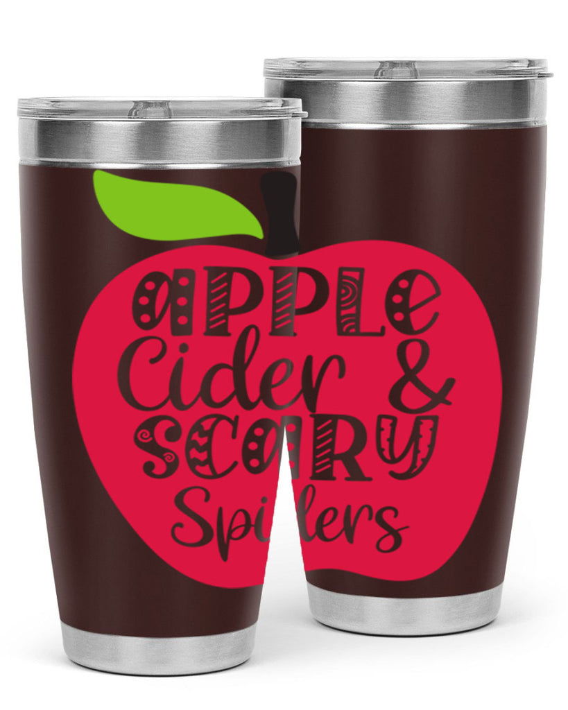 Apple Cider Scary Spiders 10#- fall- Tumbler