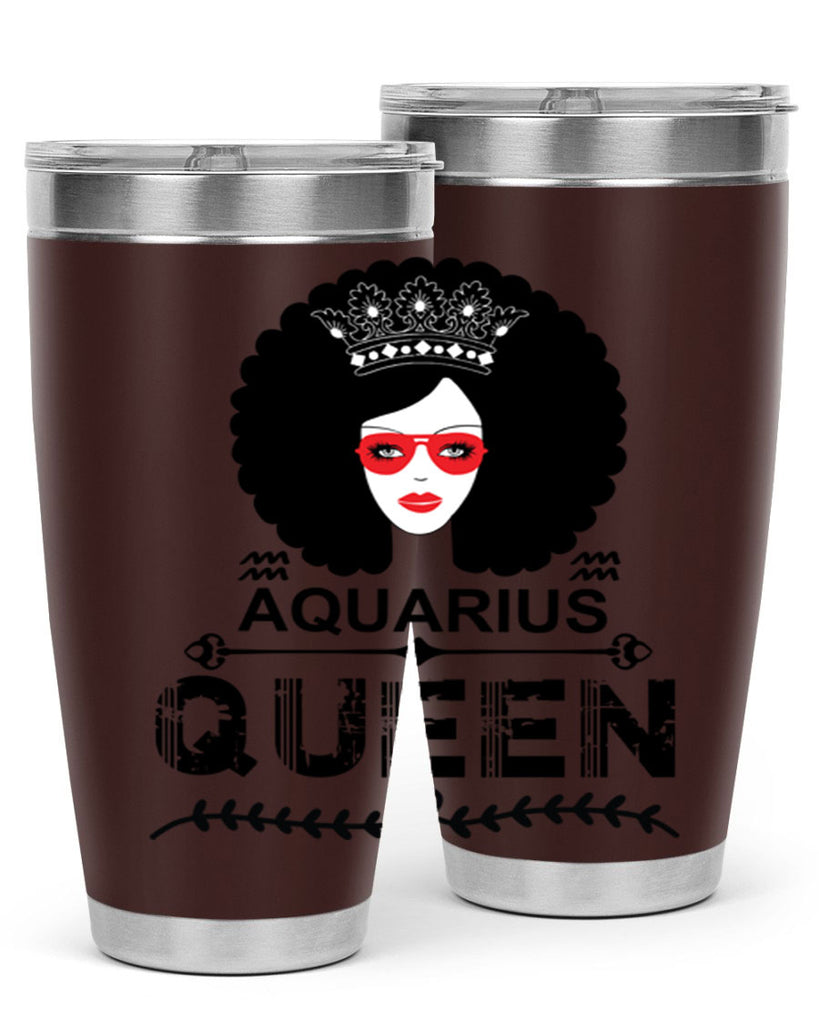 Aquarius queen 75#- zodiac- Tumbler