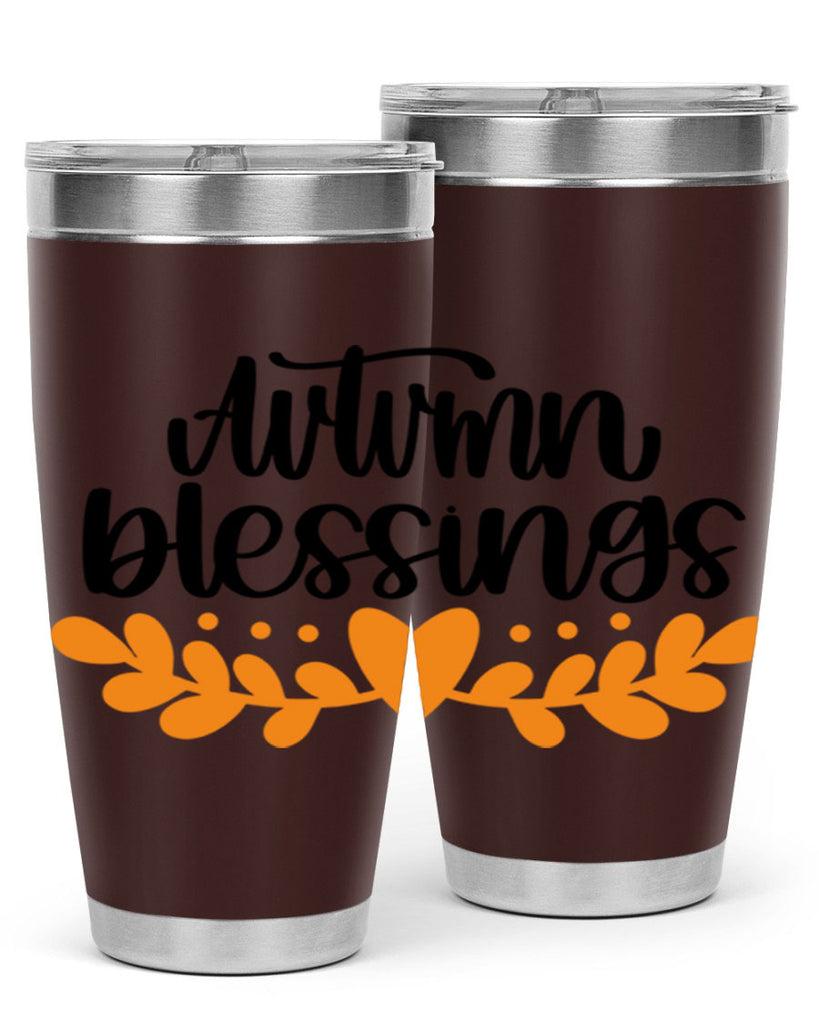 Autumn Blessings 472#- fall- Tumbler