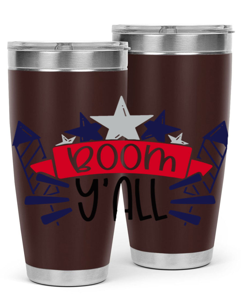 Boom Yall Style 146#- Fourt Of July- Tumbler