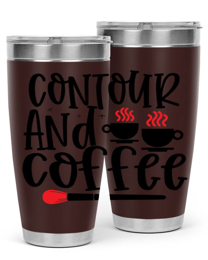Contour And Coffee Style 242#- make up- Tumbler